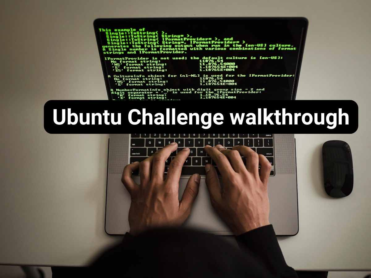 Ubuntu Challenge walkthrough