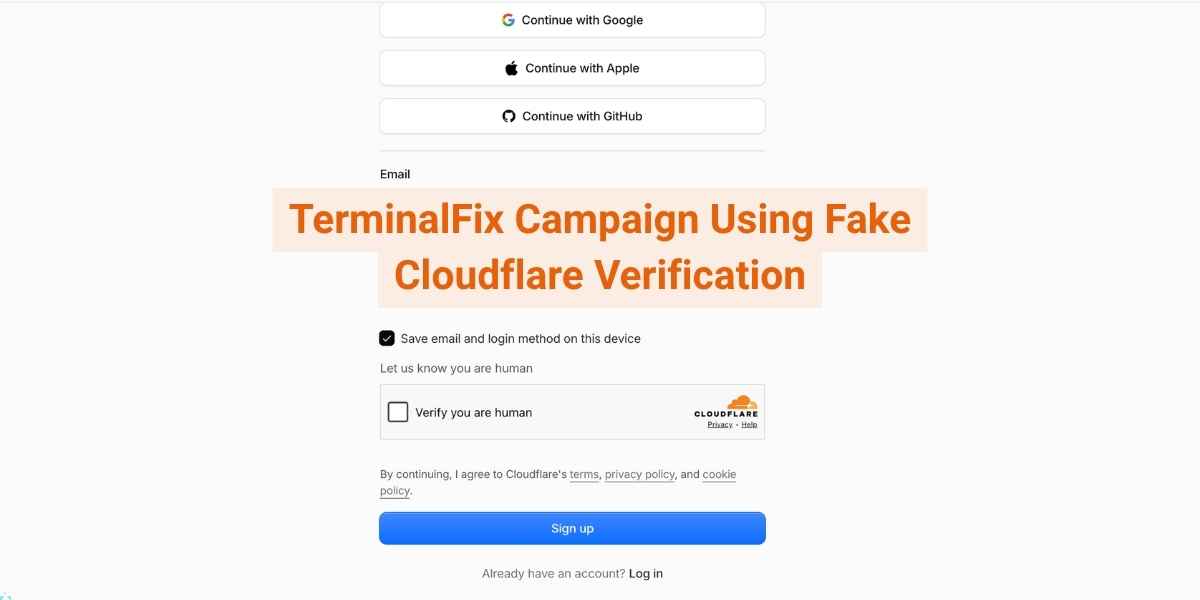 Microsoft Warns of TerminalFix Campaign Using Fake Cloudflare Verification